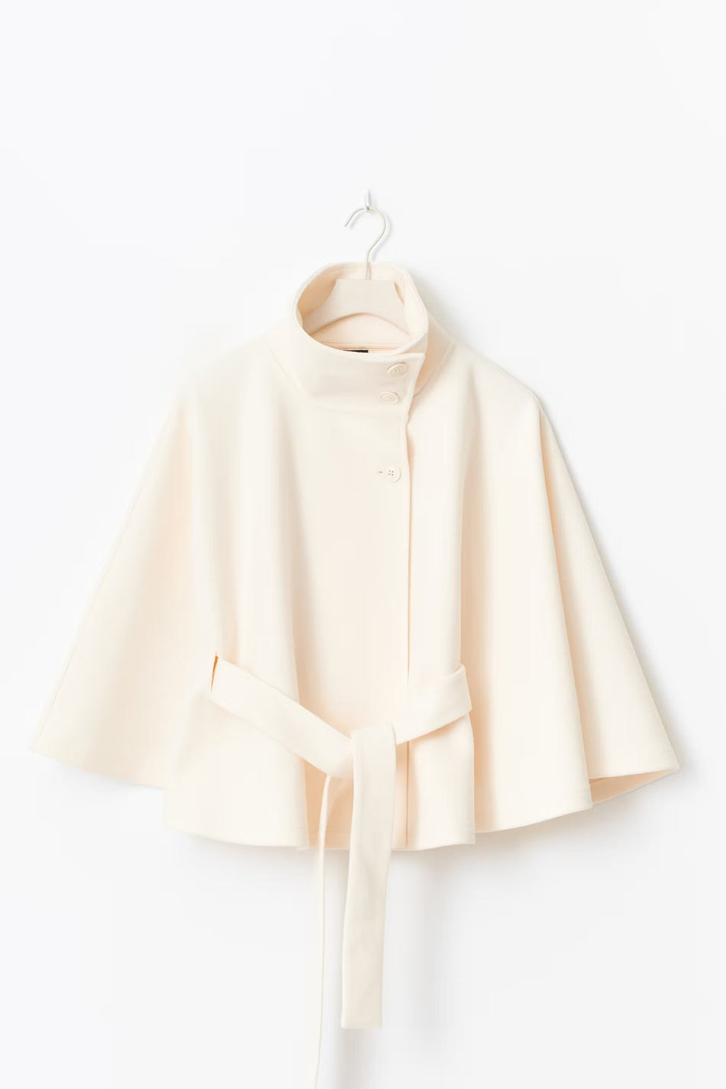 Cintura Cape Kimono Ceinturée – Femme Poncho Automne Chaud Élégant Bureau Décontracté