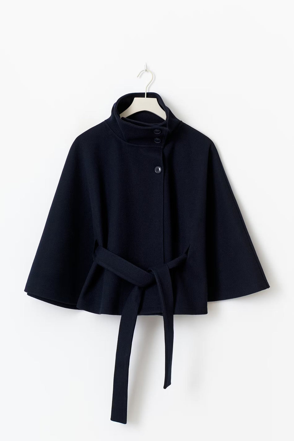 Cintura Cape Kimono Ceinturée – Femme Poncho Automne Chaud Élégant Bureau Décontracté