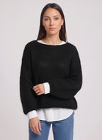 Mailara Pull Oversize Grosse Maille – Femme Automne Cocooning Décontracté Doux Confort