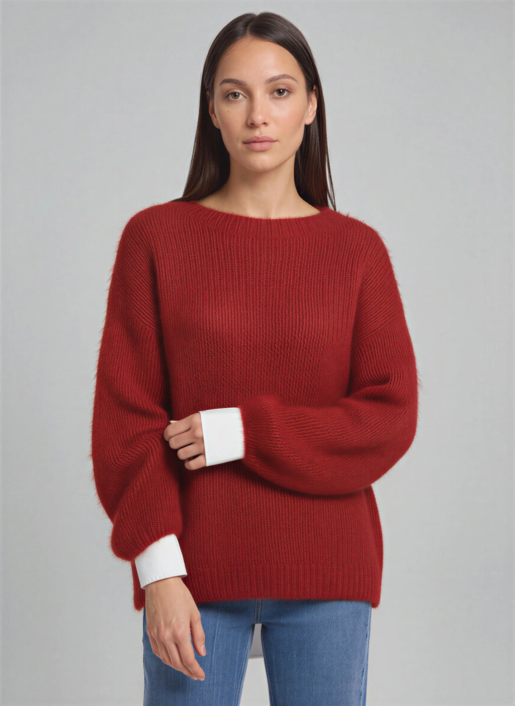 Mailara Pull Oversize Grosse Maille – Femme Automne Cocooning Décontracté Doux Confort