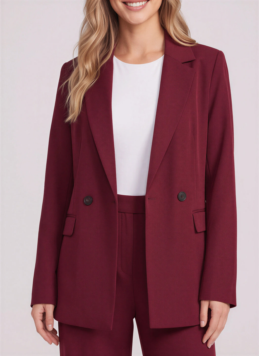 Rivelis Ensemble Tailleur Pantalon – Femme Bureau Chic Blazer Oversize Coupe Large Automne
