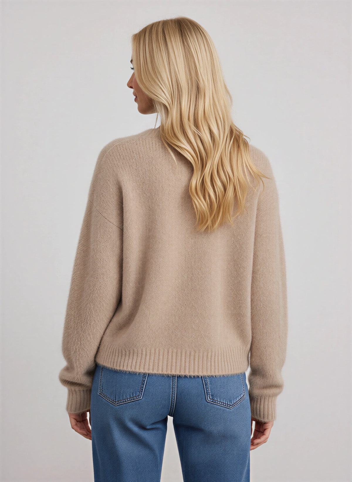 Nuvola Cardigan Court Boutonné – Femme Automne Maille Doux Décolleté Col V Décontracté Bureau