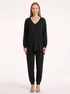 Costra Ensemble Pull Côtelé – Femme Confort Loungewear Automne Détente Cocooning