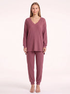 Costra Ensemble Pull Côtelé – Femme Confort Loungewear Automne Détente Cocooning