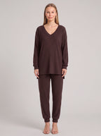 Costra Ensemble Pull Côtelé – Femme Confort Loungewear Automne Détente Cocooning