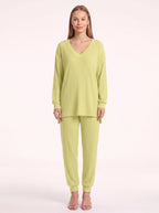 Costra Ensemble Pull Côtelé – Femme Confort Loungewear Automne Détente Cocooning